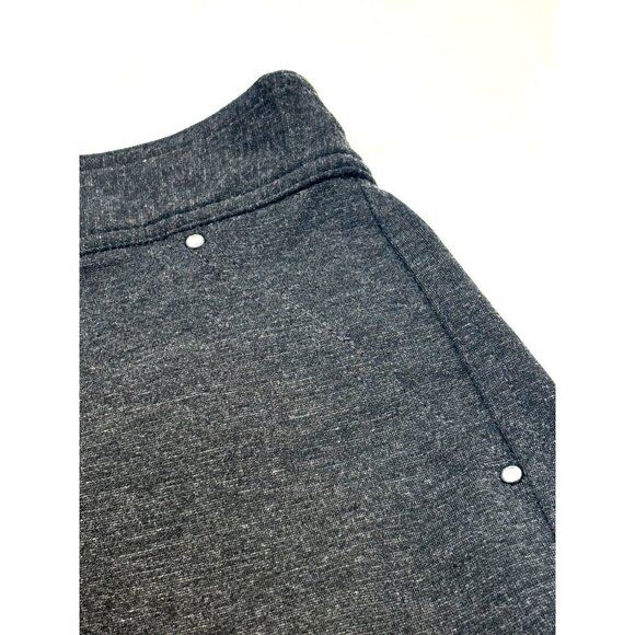 INC International Concepts High Rise Straight Ponte Pants, Dark Heather Gray, M - Picture 12 of 14